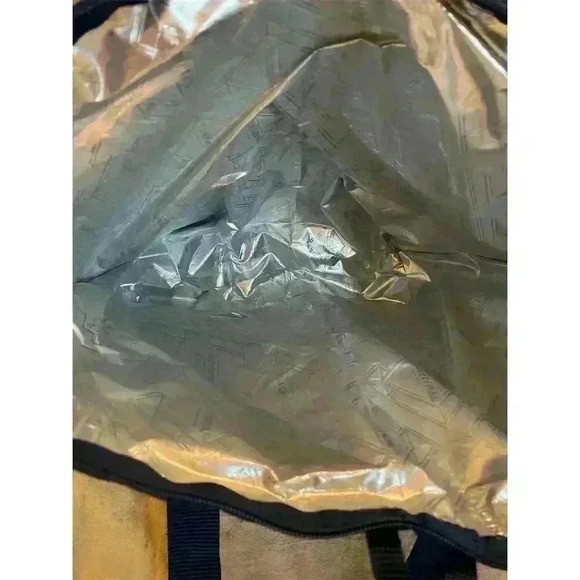 Rachael Ray Chillout Insulated Cooler Tote Bag Blue Plaid - Picture 6 of 6